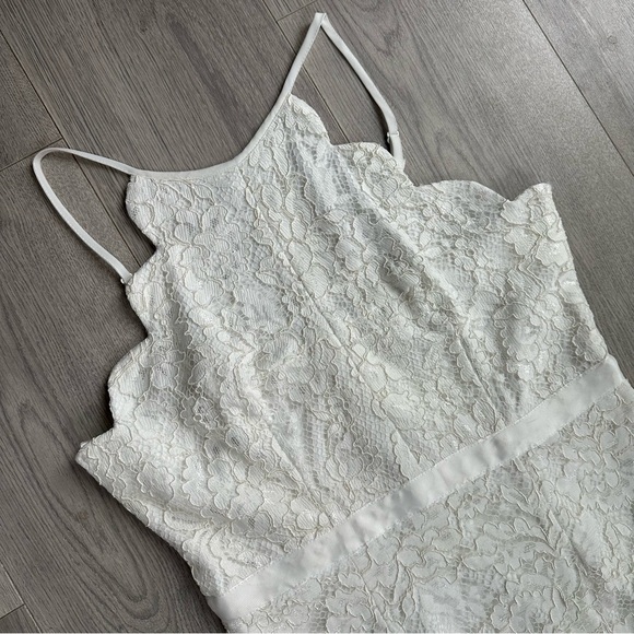 Lulus Vallene White Lace Sleeveless Dress - Picture 5 of 8